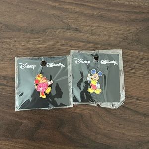Cakeworthy Mickey Mouse and Minnie Mouse Pins